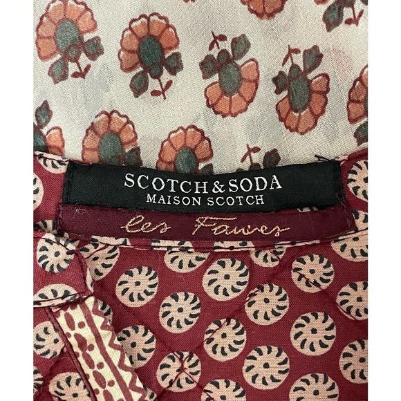 Scotch & Soda Boho Maxi Dress Small Cottagecore Prairie Vintage Inspired - Picture 5 of 16